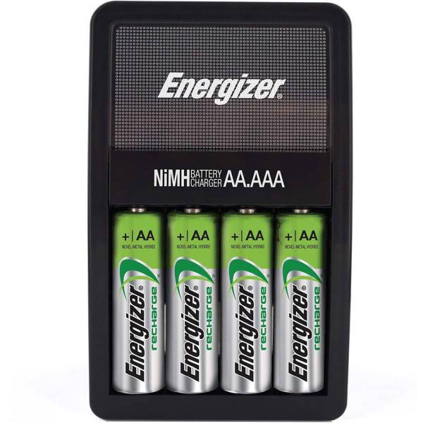 Energizer Recharge Value CHVCMWB-4 Battery Charger With Battery، شارژر باتری انرجایزر مدل Recharge Value CHVCM4 همراه با باتری