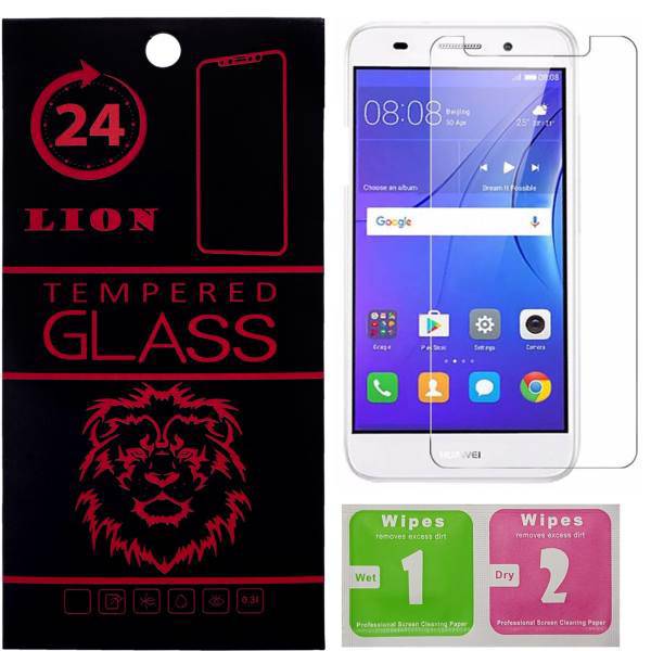 LION 2.5D Full Glass Screen Protector For Huawei Y3 2017، محافظ صفحه نمایش شیشه ای لاین مدل 2.5D مناسب برای گوشی هوآوی Y3 2017