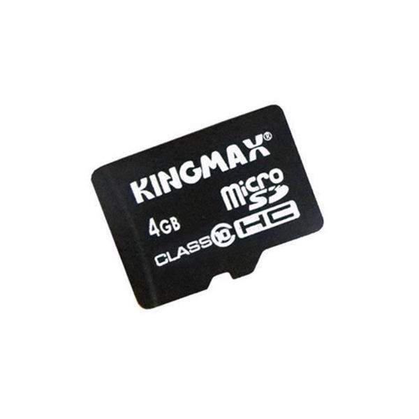 KINGMAX Class 10 10MBps MicroSDHC With Adapter - 4GB، کارت حافظه microSDHC کینگ مکس کلاس 10 سرعت 10Mbps همراه با آداپتور SD ظرفیت 4 گیگابایت