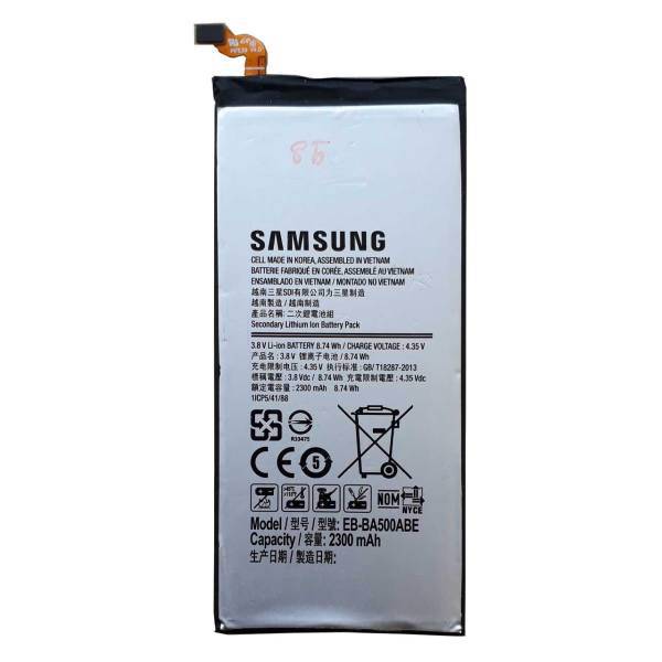 Samsung EB-BA500ABE For A5/A500 Samsung Galaxy Mobile Phone Battery 2300mAh، باتری سامسونگ مدل EB-BA500ABE مناسب برای گوشی موبایل A5/A500 ظرفیت 2300mAh