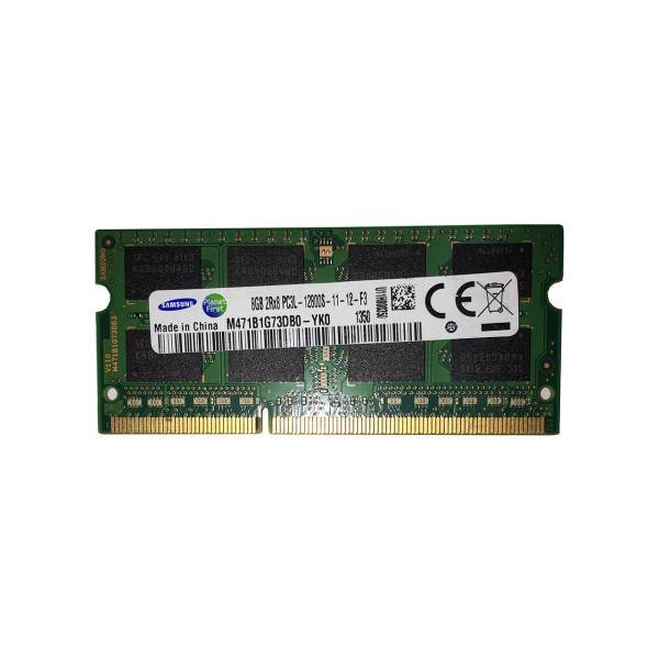 Samsung DDR3 12800s MHz PC3L RAM - 8GB، رم لپ تاپ سامسونگ مدل DDR3 12800s MHz PC3L ظرفیت 8 گیگابایت