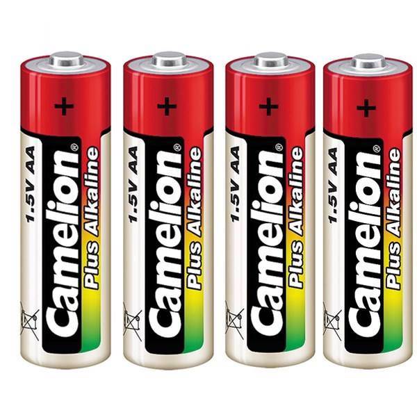 Camelion Plus Alkaline Value Pack AA Battery with Key Ringack Of 4، باتری قلمی کملیون مدل Plus Alkaline Value Pack AA بسته 4 عددی به همراه جاکلیدی