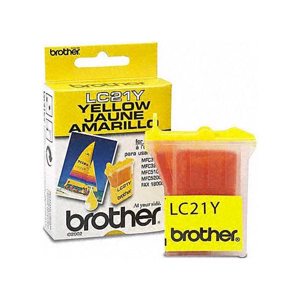 brother LC21Y Cartridge، کارتریج پرینتر برادر LC21Y (زرد)