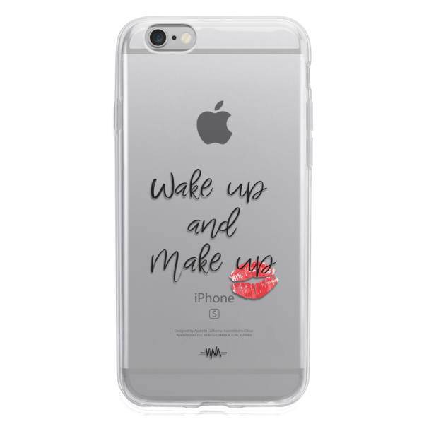 Wake Up And Make Up Case Cover For iPhone 6/6s، کاور ژله ای وینا مدل Wake Up And Make Up مناسب برای گوشی موبایل آیفون 6/6s