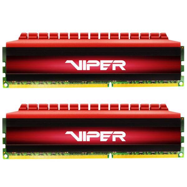 Patriot Viper 4 DDR4 2400 CL15 Dual Channel Desktop RAM - 16GB، رم دسکتاپ DDR4 دوکاناله 2400 مگاهرتز CL15 پتریوت سری Viper 4 ظرفیت 16 گیگابایت