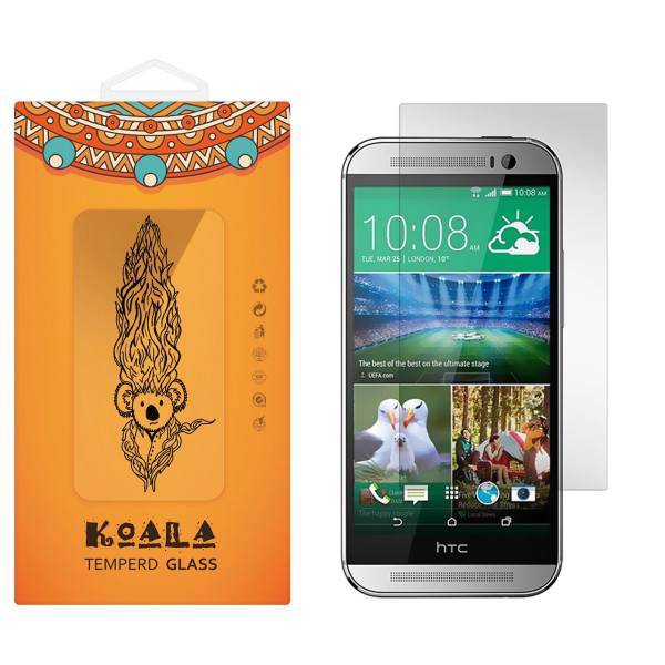 KOALA Tempered Glass Screen Protector For HTC One E8، محافظ صفحه نمایش شیشه ای کوالا مدل Tempered مناسب برای گوشی موبایل اچ تی سی One E8