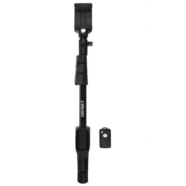 Unimat D-8080 Monopod With Remote Control، پایه مونوپاد یونیمات مدل D-8080 همراه با ریموت کنترل