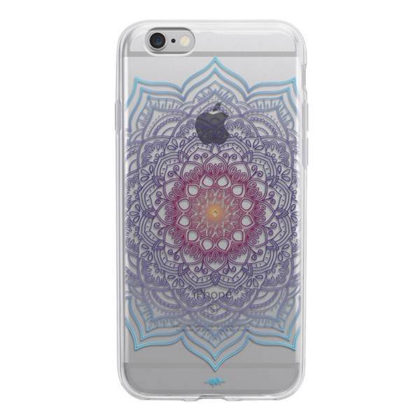 Rainbow Flower Mandala Case Cover For iPhone 6/6s، کاور ژله ای وینا مدل Rainbow Flower Mandala مناسب برای گوشی موبایل آیفون 6/6s