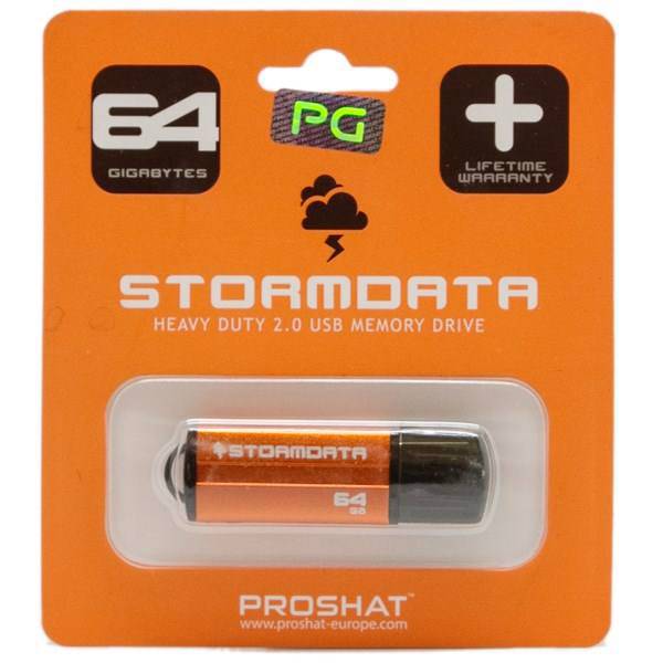 Philips Proshat Stormdata USB 2.0 Flash Memory - 64GB، فلش مموری USB 2.0 پروشات مدل استورم دیتا ظرفیت 64 گیگابایت