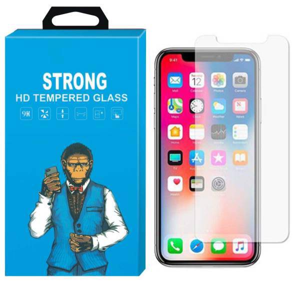 Strong Tempered Glass Screen Protector For Apple Iphone X/10، محافظ صفحه نمایش شیشه ای مات تمپرد مدل Strong مناسب برای گوشی اپل آیفون 10/X