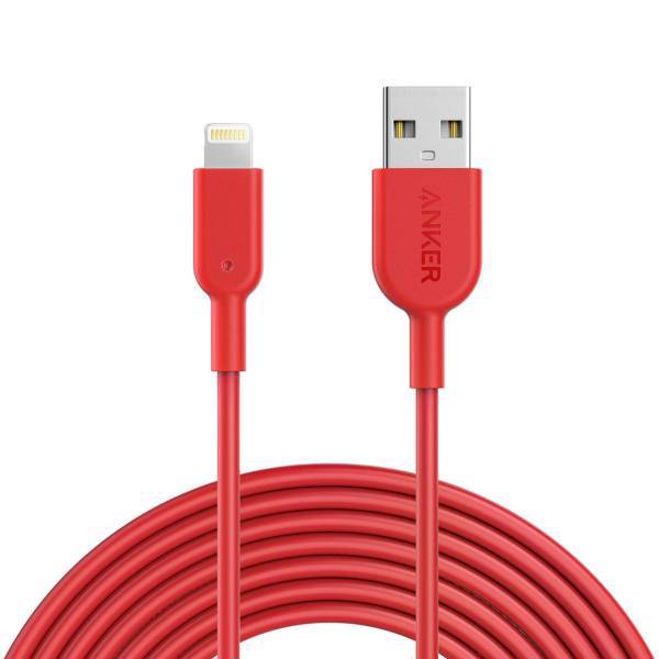 Anker A8434 USB To Lightning Cable 3m، کابل تبدیل USB به لایتنینگ انکر مدل A8434 طول 3 متر