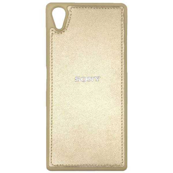 TPU Leather Design Cover For Sony Xperia X، کاور ژله ای طرح چرم مناسب برای گوشی موبایل سونی Xperia X