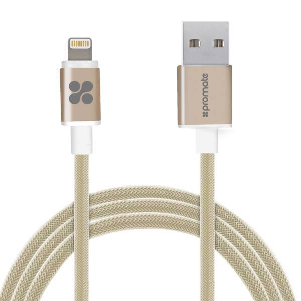 Promate linkMate-LTM USB To Lightning Cable 1.2m، کابل تبدیل USB به لایتنینگ پرومیت مدل linkMate-LTM طول 1.2 متر