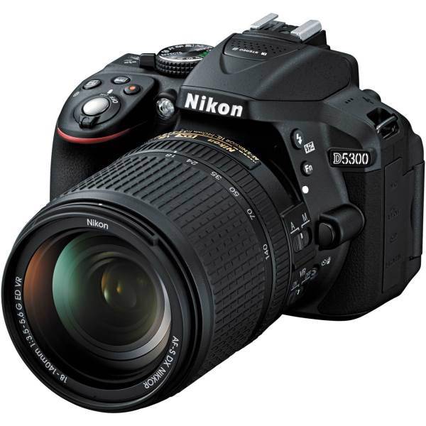 Nikon D5300 kit 18-140 VR Digital Camera، دوربین دیجیتال نیکون مدل D5300 به همراه لنز 18-140 میلی متر VR