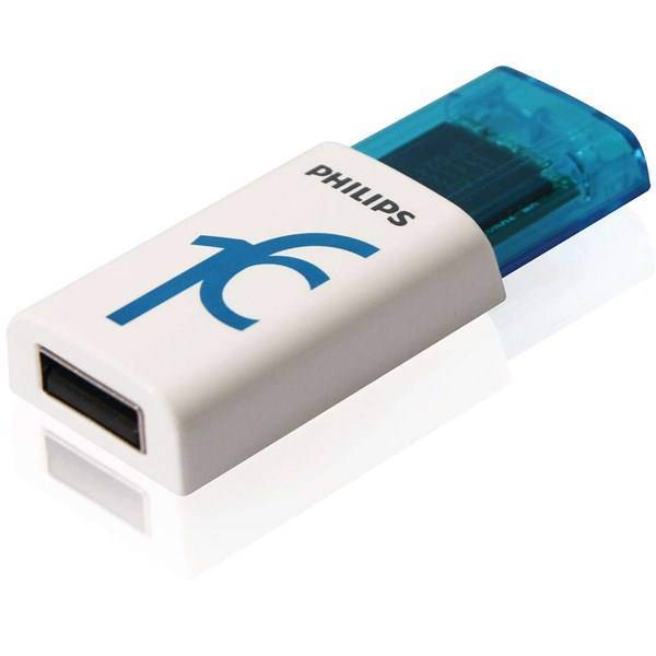 Philips Eject Edition FM16FD60B USB 2.0 Flash Memory - 16GB، فلش مموری USB 2.0 فیلیپس مدل اجکت ادیشن FM16FD60B ظرفیت 16 گیگابایت