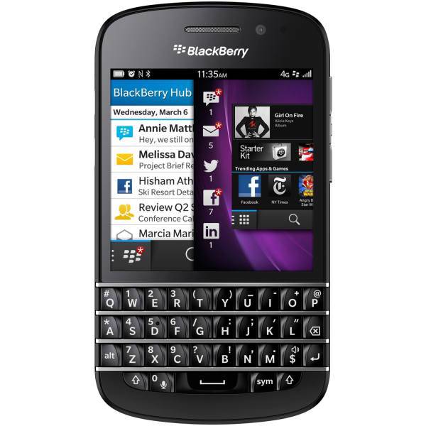BlackBerry Q10 RFM121LW Mobile Phone، گوشی موبایل بلک بری مدل Q10 RFM121LW