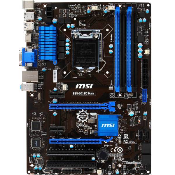 MSI B85-G41 PC Mate Motherboard، مادربرد ام اس آی مدل B85-G41 PC Mate