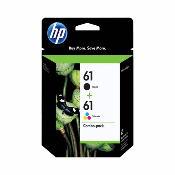 HP 61 Black And 61 Color Package Ink Cartridges، کارتریج اچ پی مدل 61 مشکی و رنگی بسته دو عددی