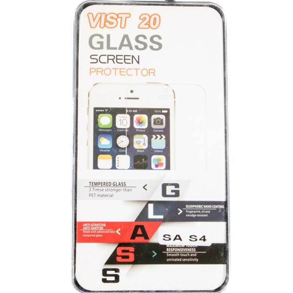 Glass Screen Protector for SAMSUNG S4، محافظ صفحه نمایش مدل ویست مناسب برای گوشی Samsung S4