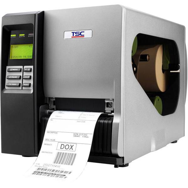 TSC TTP-344M Pro Barcode Label Printer، پرینتر لیبل‌زن صنعتی بارکد تی اس سی مدل TTP-344M Pro