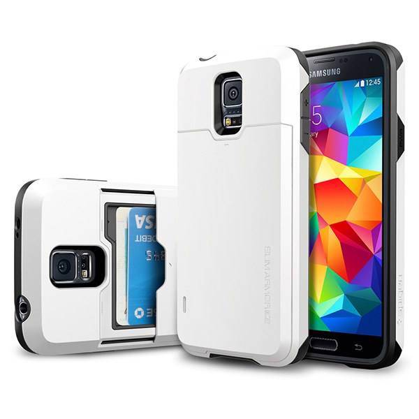 Samsung Galaxy S5 Slim Armor CS Cover، کاور اسپیگن مدل Slim Armor CS مناسب برای گوشی موبایل سامسونگ گلکسی S5