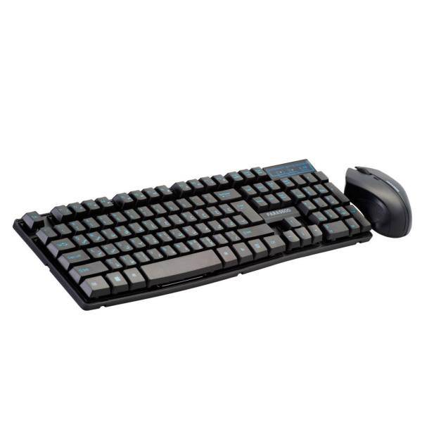 Farassoo FCM-8282RF BLACK Wireless Keyboard and Mouse، ماوس و کیبورد بی سیم فراسو مدل FCM-8282RF BLACK