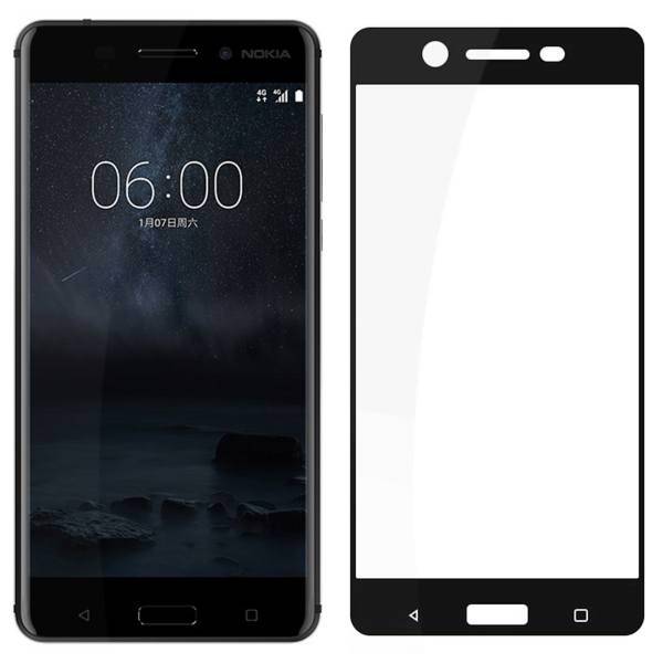 Tempered Full Cover Glass Screen Protector For Nokia 5، محافظ صفحه نمایش شیشه ای تمپرد مدل Full Cover مناسب برای گوشی موبایل نوکیا 5