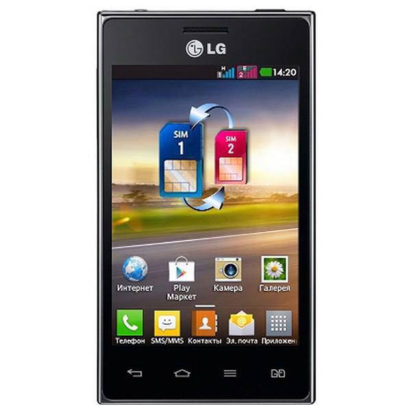 LG Optimus L5 Dual E615 Mobile Phone، گوشی موبایل ال جی اوپتیموس ال 5 دوال
