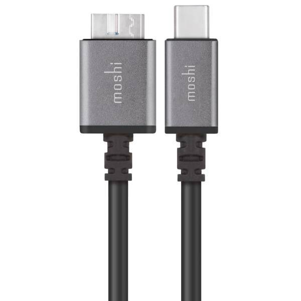 Moshi USB-C To Micro-B Cable 0.5m، کابل تبدیل USB-C به Micro-B موشی طول 0.5 متر