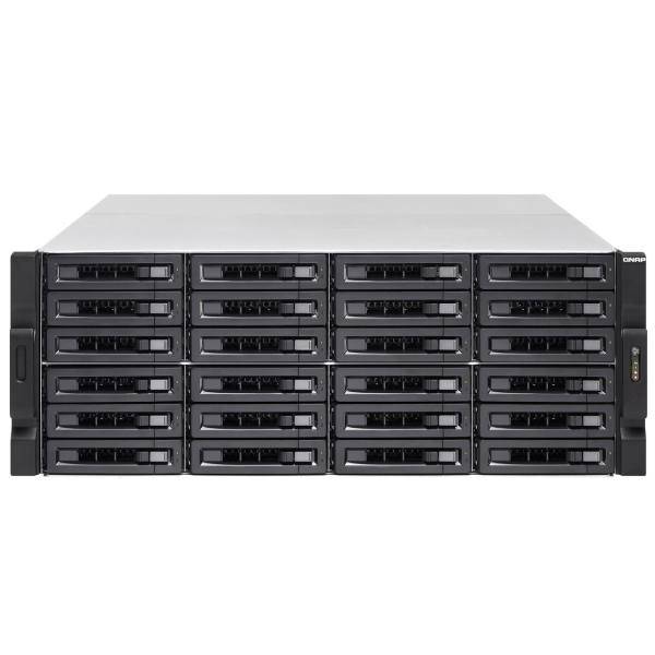 Qnap TVS-EC2480U-SAS-RP-8GE-R2-US NAS، ذخیره ساز تحت شبکه کیونپ مدل TVS-EC2480U-SAS-RP-8GE-R2-US