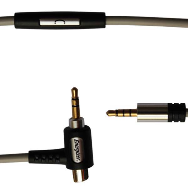 Energizer ENG-AUX8 Handz-Free AUX Cable 1.2m، کابل AUX انرجایزر مدل ENG-AUX8 Handz-Free طول 1.2 متر