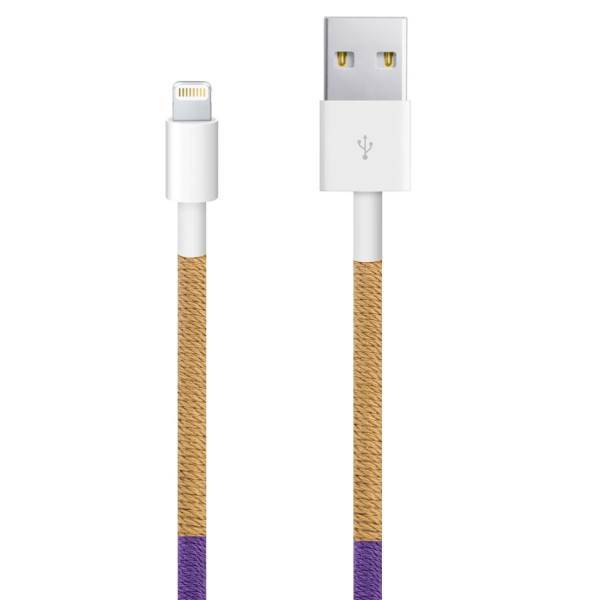 Vod Ex C-49 USB To Lightning Cable 1m، کابل تبدیل USB به Lightning ود اکس مدل C-49 به طول 1 متر