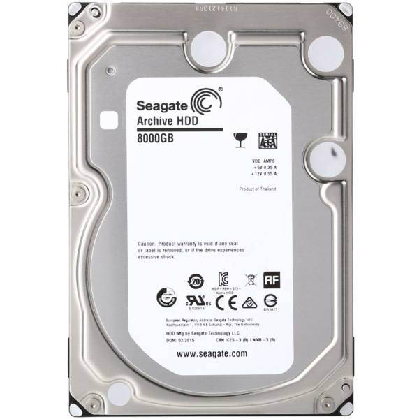 Seagate Archive HDD ST8000AS0002 Internal Hard Drive - 8TB، هارددیسک اینترنال سیگیت سری Archive HDD مدل ST8000AS0002 ظرفیت 8 ترابایت