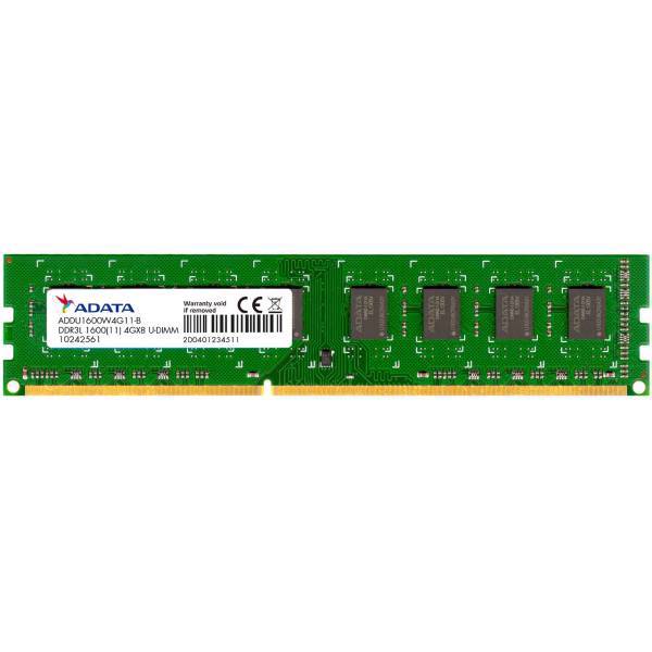 ADATA Premier DDR3L 1600MHz CL11 Single Channel Desktop RAM - 2GB، رم دسکتاپ DDR3L تک کاناله 1600 مگاهرتز CL11 ای دیتا مدل Premier ظرفیت 2 گیگابایت
