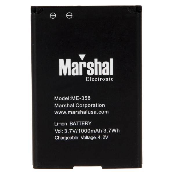 Marshal ME-358 1000mAh Mobile Phone Battery For Marshal ME-358، باتری مارشال مدل ME-358 با ظرفیت 1000mAh مناسب برای گوشی موبایل ME-358