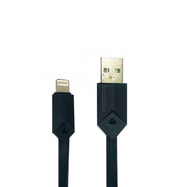Moxom CC-09 Lightning to USB Cable 1m، کابل رابط لایتنینگ به USB مکسوم مدل CC-09 به طول یک متر