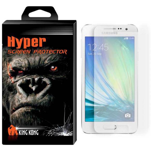 Hyper Protector King Kong Glass Screen Protector For Samsung Galaxy A3، محافظ صفحه نمایش شیشه ای کینگ کونگ مدل Hyper Protector مناسب برای گوشی سامسونگ گلکسی A3