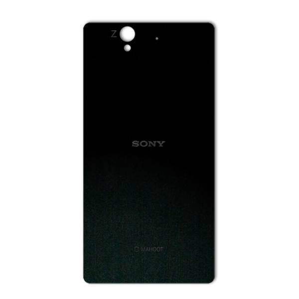 MAHOOT Black-suede Special Sticker for Sony Xperia Z، برچسب تزئینی ماهوت مدل Black-suede Special مناسب برای گوشی Sony Xperia Z