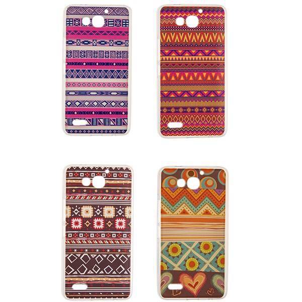 Huawei Ascend G750 TPU Fit Case 4 In 1 Package Pattern 1، 4 عدد کاور TPU فیت کیس در یک پکیج 1 مناسب برای گوشی موبایل هوآوی اسند G750