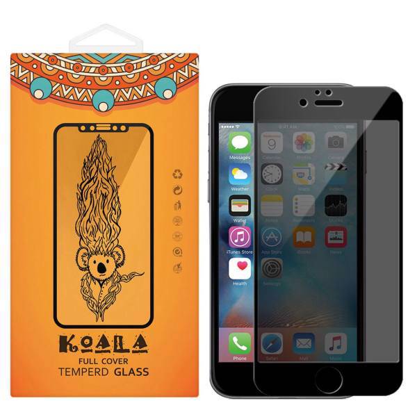 KOALA Privacy Glass Screen Protector For Apple iPhone 6Plus/6S Plus، محافظ صفحه نمایش شیشه ای کوالا مدل Privacy مناسب برای گوشی موبایل اپل آیفون 6Plus/6S Plus