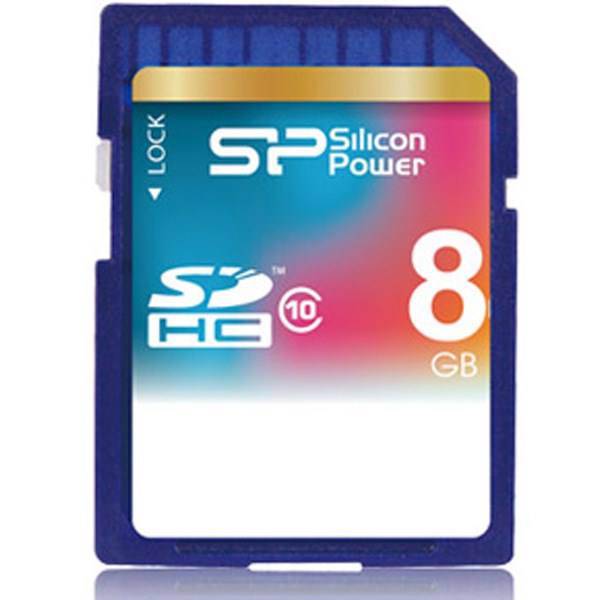 Silicon Power SDHC Class 10 - 8GB، کارت حافظه SDHC سیلیکون پاور کلاس 10 - 8 گیگابایت