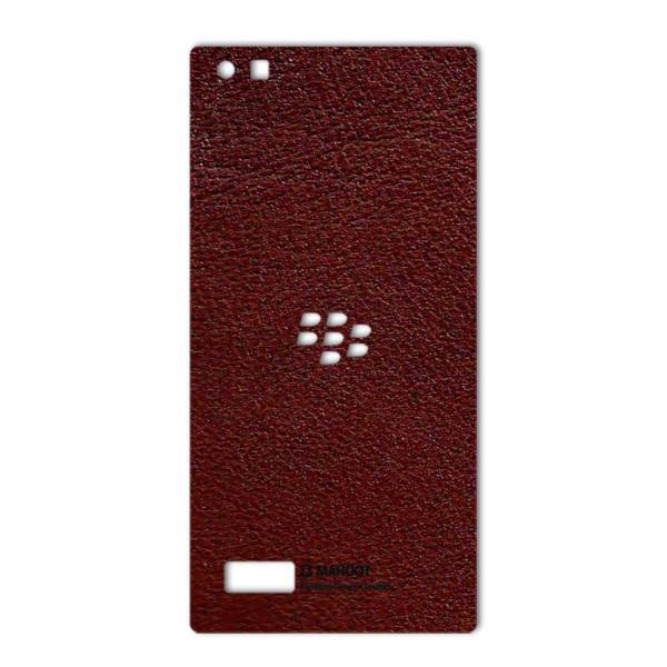 MAHOOT Natural Leather Sticker for BlackBerry Leap، برچسب تزئینی ماهوت مدلNatural Leather مناسب برای گوشی BlackBerry Leap