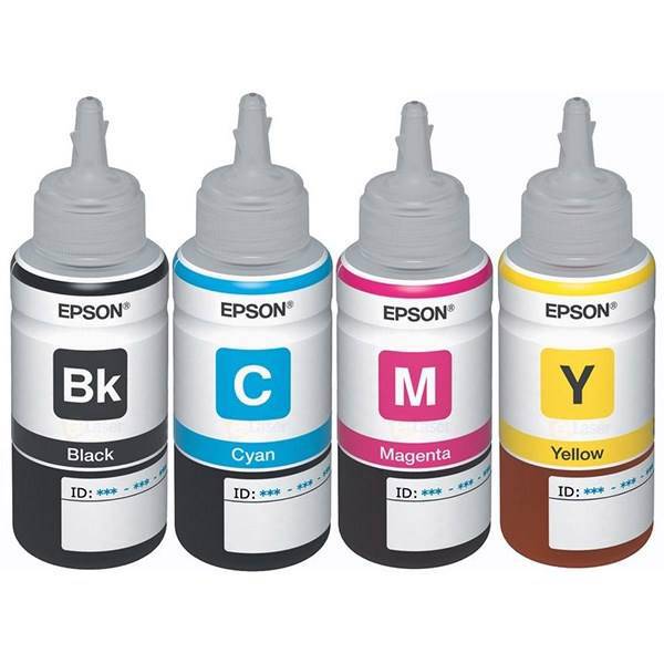 Epson T66 Package Ink For L210، پک کامل جوهر مخزن اپسون مدل T66