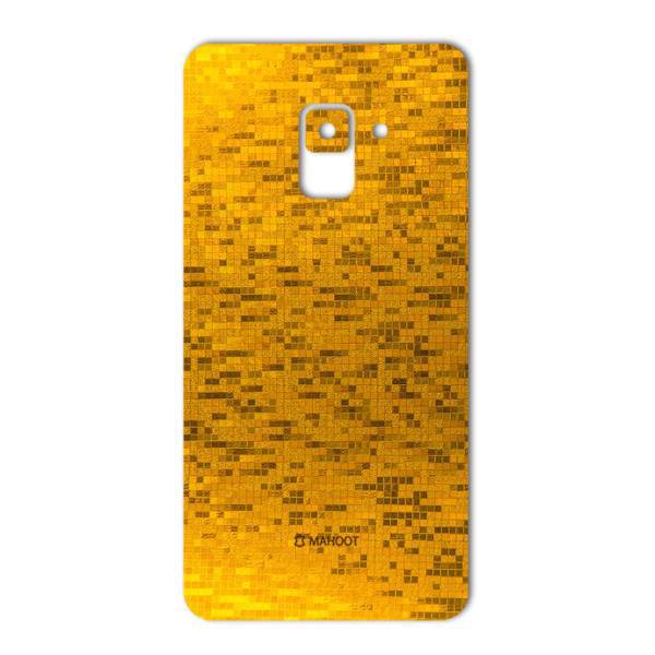 MAHOOT Gold-pixel Special Sticker for Samsung A8 2018، برچسب تزئینی ماهوت مدل Gold-pixel Special مناسب برای گوشی Samsung A8 2018