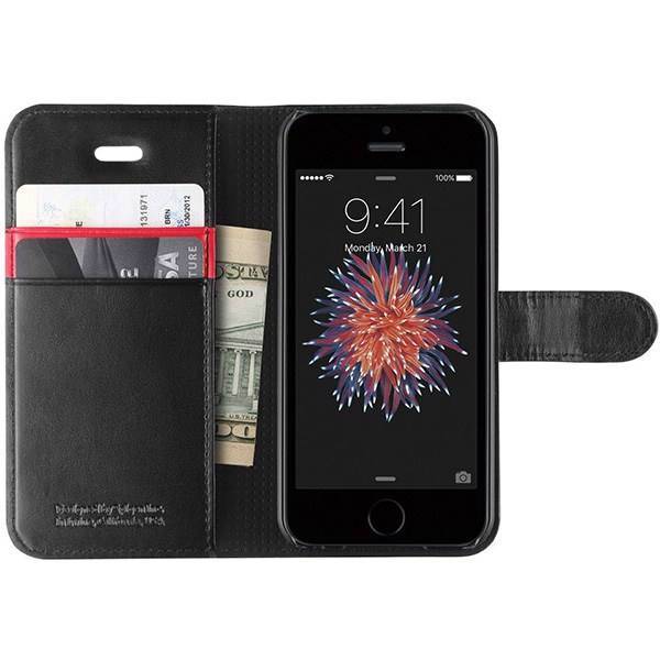 Spigen Wallet S Flip Cover For Apple iPhone 5/5s/SE، کیف کلاسوری اسپیگن مدل Wallet S مناسب برای گوشی موبایل آیفون 5/5s/SE