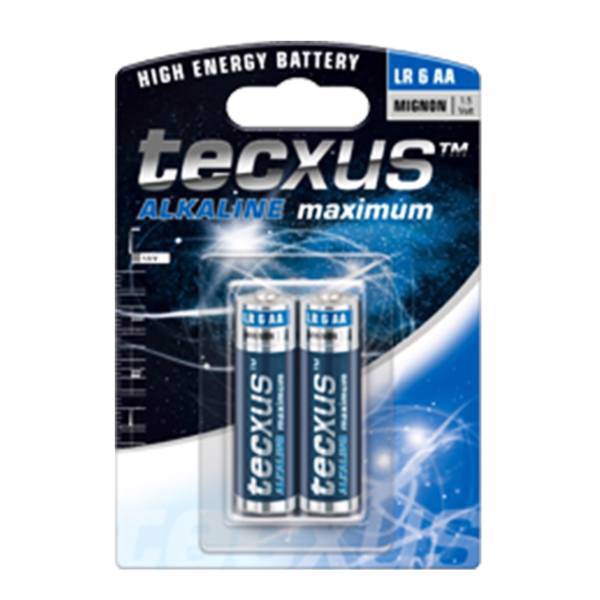 Tecxus Alkaline AA Battery Pack of 2، باتری قلمی تکساس مدل Alkaline بسته 2 عددی