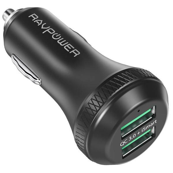 RAVPower RP-VC007 Quick Charge 3.0 Car Charger، شارژر فندکی راو پاور مدل RP-VC007 Quick Charge 3.0