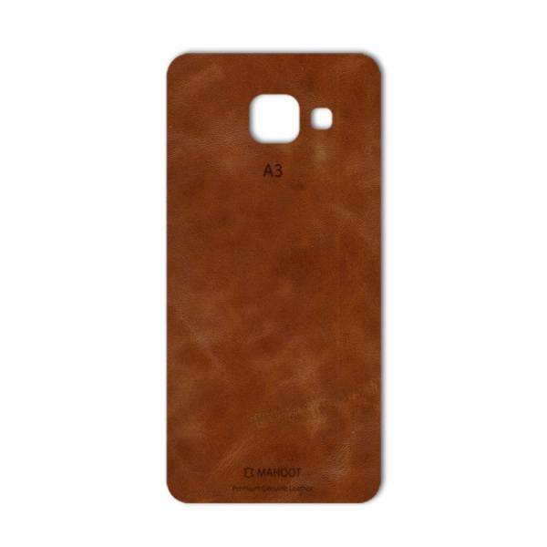 MAHOOT Buffalo Leather Special Sticker for Samsung A3 2016، برچسب تزئینی ماهوت مدل Buffalo Leather مناسب برای گوشی Samsung A3 2016