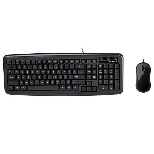 Gigabyte GK-KM5300 Keyboard and Mouse With Persian Letters، کیبورد و ماوس گیگابایت مدل GK-KM5300 با حروف فارسی