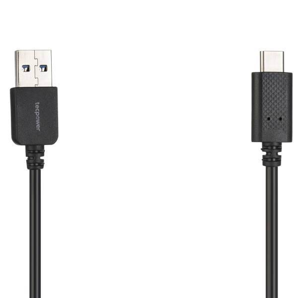 TecPower USB-3.0 To Type-C Cable 1m، کابل تبدیل USB 3.0 به Type-C تک پاور طول 1 متر